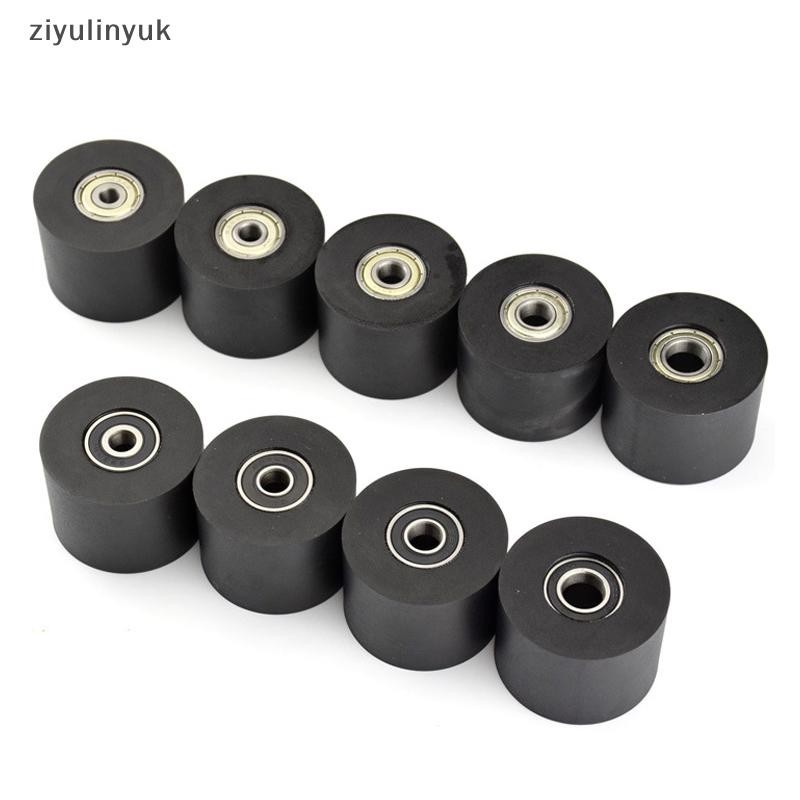 Ziyulinyuk Chất Lượng Cao Polyurethane Đường Kính Bánh Xe 30 Mm Báo Chí Giấy Mặt nạ Máy Báo Chí Dòng Bánh Xe Phẳng Con Lăn Cao Su Mang Ròng Rọc EN