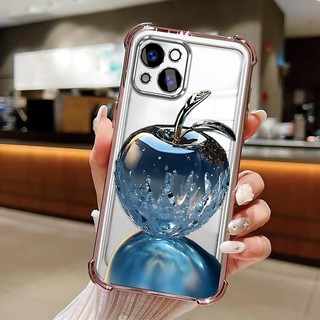 Thích hợp cho vỏ điện thoại iPhone 14 Plus Thiết kế pha lê Apple Tiểu thuyết đơn giản Chất liệu TPU trong suốt Giá cả phải chăng Chống sốc Chống trượt Chống vân tay bền