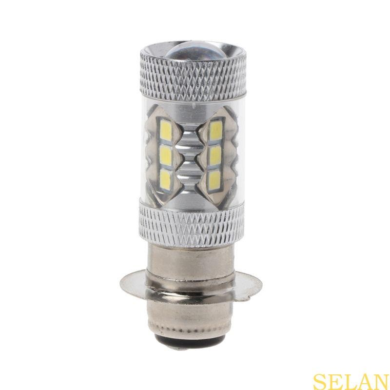 Bóng đèn pha xe máy đa năng SELA PX15D H6 80W 6500K 16 Bóng đèn báo LED Dễ dàng lắp đặt