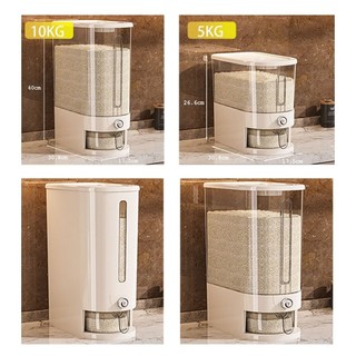 Hộp kín gạo RISEDOT, Hộp đựng gạo chống ẩm chống côn trùng, Hộp đựng thức ăn kín 5 / 10KG