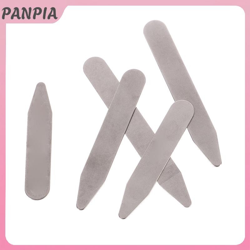 PANPIA-Shirt Góc Cố Định Kẹp Quần Áo Phụ Kiện Tấm Kim Loại Sắt Áo Sơ Mi Góc Tre Quần Áo Phụ Kiện Cổ Áo Hỗ Trợ