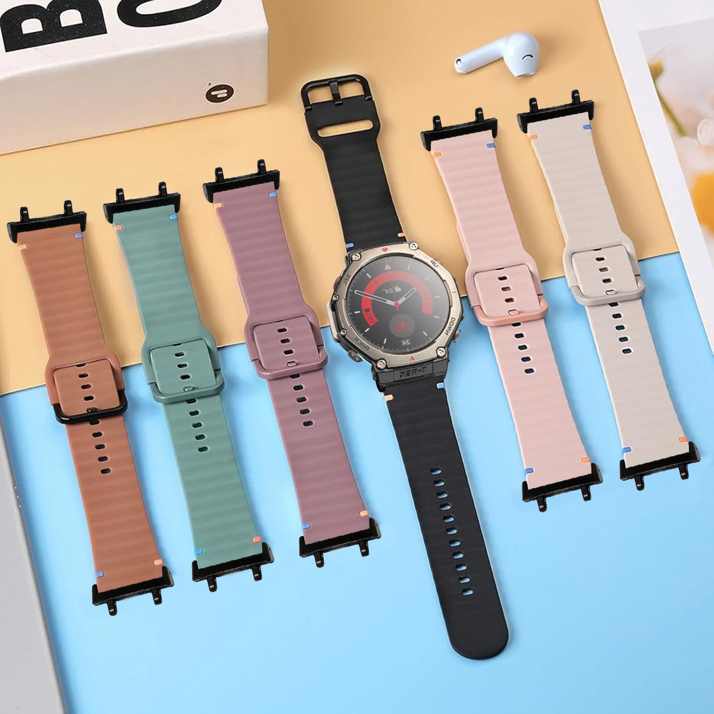 Dây đeo silicon mềm cho vòng đeo tay thể thao ban nhạc Huami Amazfit T-Rex 3 / T-Rex 2 / T-Rex Ultra