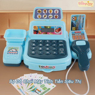 【BabyJoy】Bộ Đồ Chơi Máy Tính Tiền Siêu Thị,Đồ Chơi Máy Tính Tiền Siêu Thị Mô Phỏng Cho Trẻ Em,Đồ chơi nhập vai