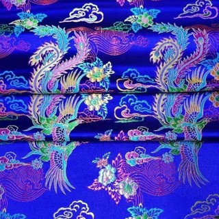 Vải lụa mây thổ cẩm handmade Hàng Châu, phù hợp may quần áo dân tộc và lễ cưới
