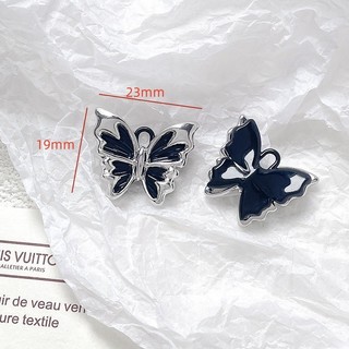 Ngọt Ngào Phong Cách Thoáng Mát Bướm Trái Tim Chữ Thập Punk Hoa Hồng Mặt Dây Chuyền diy Handmade Trang Sức Vòng Cổ Đính Hạt Phụ Kiện