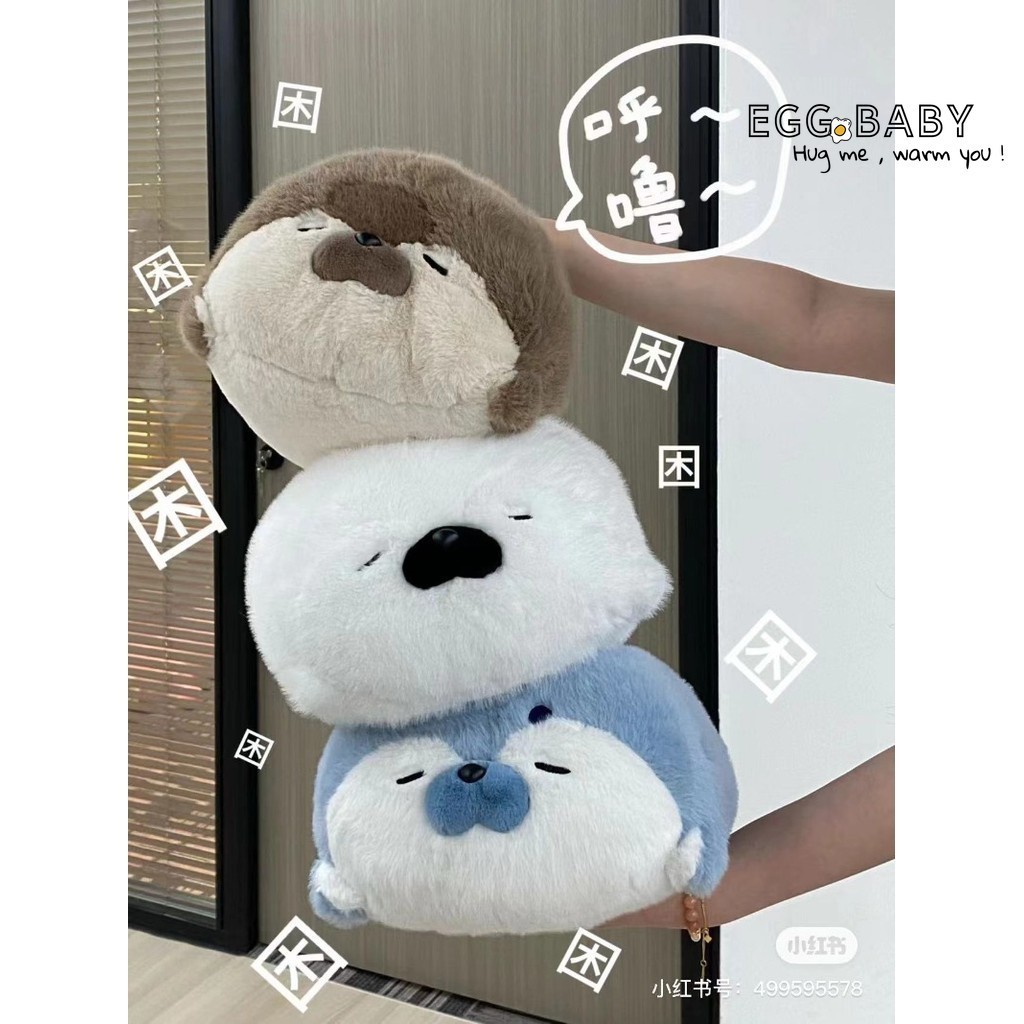 Mềm Tròn Mỡ Otter Sang Trọng Búp Bê Mềm Cói Gấu Bông Sang Trọng Đồ Chơi Thú Nhồi Bông Dễ Thương Biển Sư Tử Động Vật Ngủ Ôm Gối Trẻ Em Bé Trai Bé Gái Quà Tặng Sinh Nhật