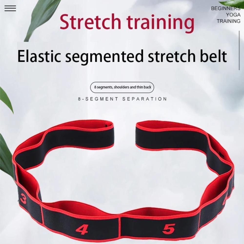 Dây kháng lực khiêu vũ CQCJ, Đai căng Yoga 8 phần kỹ thuật số, Dây kéo Yoga có độ đàn hồi cao