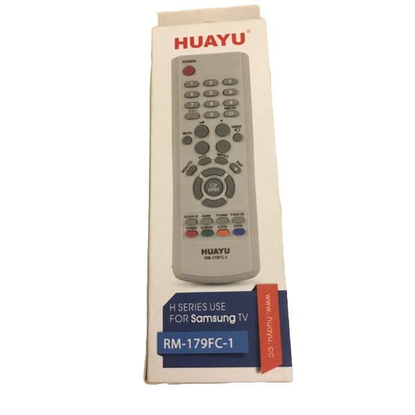 tay điều khiển remote từ xa tivi đa năng Huayu Samsung rm-179fc-kèm pin