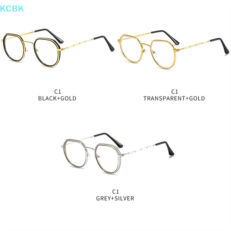 [Kc] CHỐNG BLUE LIGHT CLEAR COMPUTER EYEGLASES SUNGLASES THỜI TRANG RETRO [BK]
