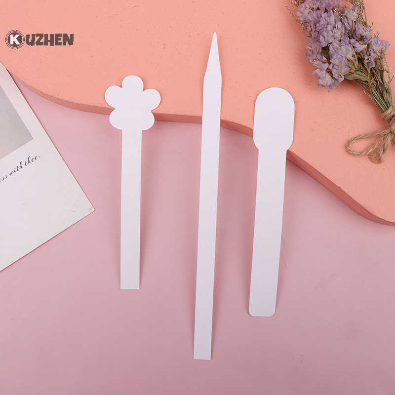 Kuzhen 100 Cái / lốc Tròn Tesg Kiểm Tra Hương Thơm Dải Giấy Hình Hoa HOT