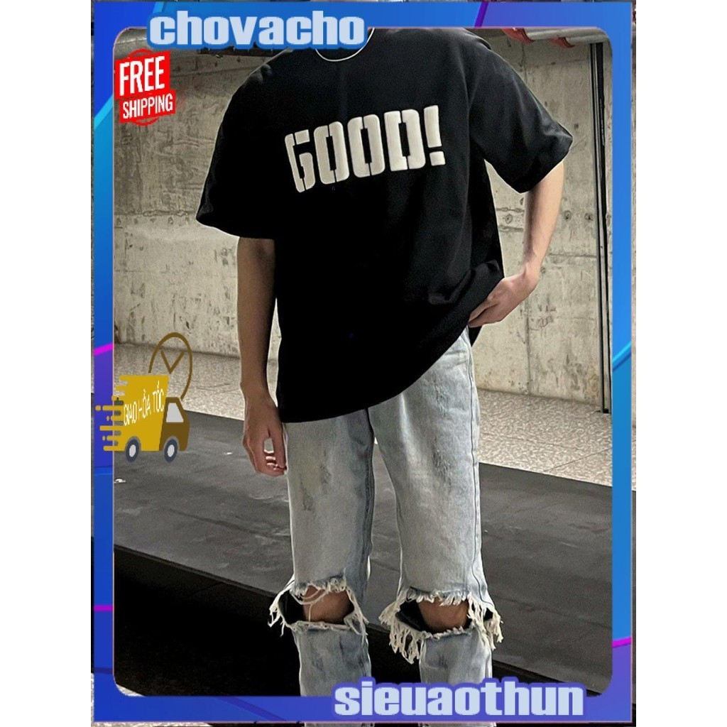 Áo thun Stee Cổ tròn GOOD Localbrand ICVCVNI Unisex