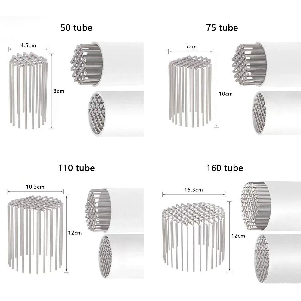 Ống thoát sàn SNUGHOUSE ban công, nắp inox tròn chống tắc, chuyển dịch lớn, bền cho mái/sàn