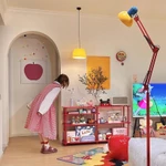Đèn Sàn Memphis Led Đèn Đọc Sách Cánh Tay Dài Đèn Đứng Có Thể Điều Chỉnh Thích Hợp Cho Phòng Khách Phòng Ngủ Offic — ảnh 4