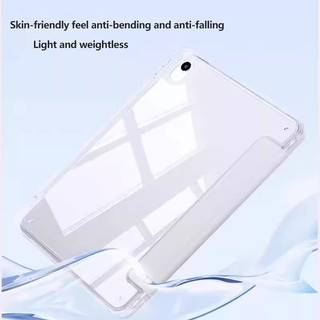 Ốp Lưng Cứng Acrylic Trong Suốt Cho Samsung Galaxy Tab S11 2025 X730 X736B S10Lite S9 FE Plus S8 S7 S6 Lite A9 A8 S7 + Da Bảo Vệ Có Khe Cắm Bút