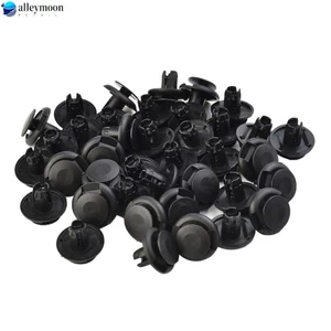 ✨Bộ 50 8mm Lỗ Nhựa Đẩy Pin Đinh Tán Chốt Kẹp Cho Xe Cản Cửa Viền