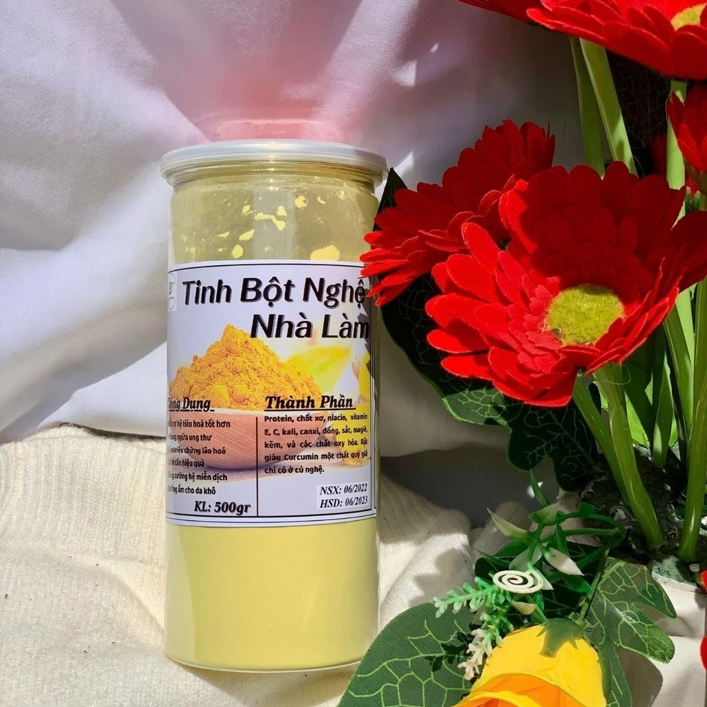 Tinh Bột Nghệ Nguyên Chất Nhà Làm - Xưởng Hạt Dinh Dưỡng Bảo Tâm
