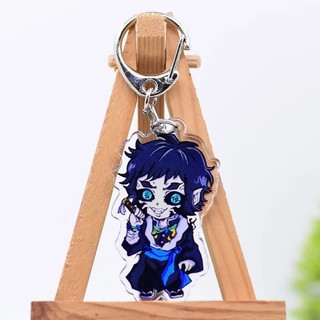 Móc khóa Anime Kimetsu no Yaiba Kokushibo phụ kiện túi xách balo móc khoá bằng chất liệu arcrylic trong suốt