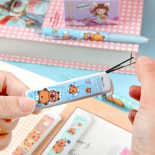Set Bút Chì Bấm Kèm Ngòi Hình Capybara 3