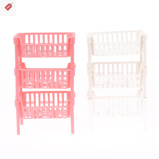 ALIK 1 / 12 Nhà Búp Bê Thực Phẩm Trái Cây Giỏ Chứa Đồ Búp Bê Nhà Xếp Chồng Giỏ Nhà Búp Bê Phụ Kiện Trang Trí VN