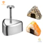 Kittenbaby Tam Giác Onigiri Khuôn Thép Không Gỉ 304 Khuôn Cơm Khuôn Chống Dính Tam Giác Khuôn Sushi DIY Dụng Cụ Di Động Onigiri Khuôn Cơm Khuôn Khuôn Khuôn Mới