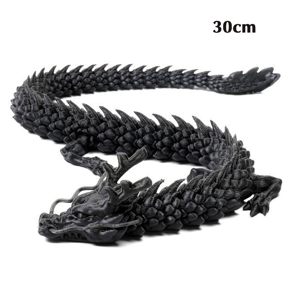 Đồ chơi nhân vật rồng in 3D Mô phỏng mạnh mẽ và bền bỉ Đồ trang trí rồng Trung Quốc