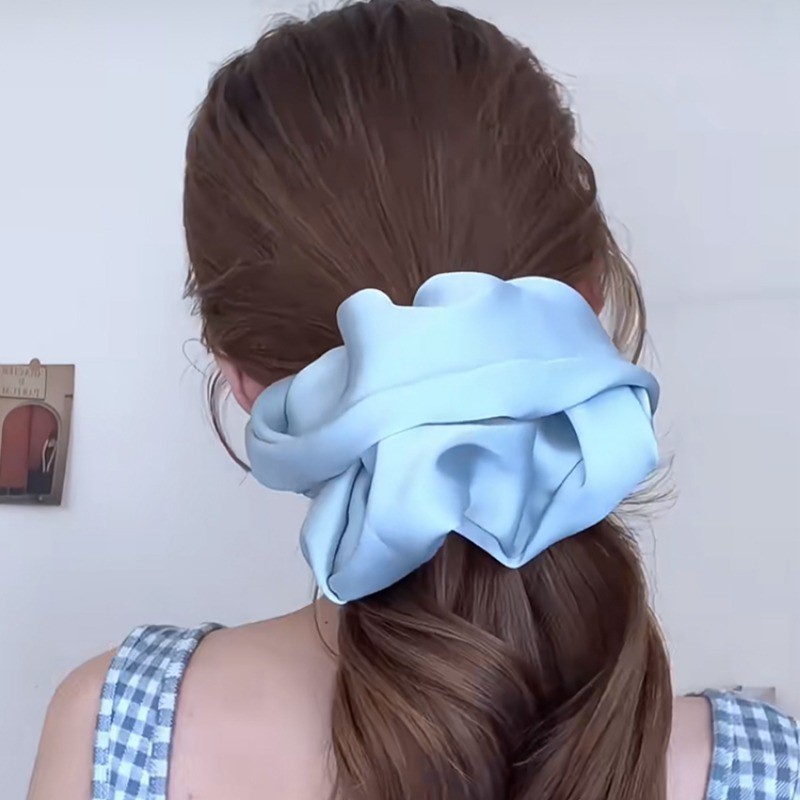 Dây buộc tóc Scrunchy thời trang mới, phong cách Hàn Quốc, dành cho phụ nữ
