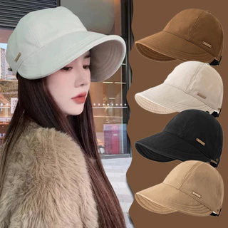 [Crd] Mũ chống nắng phong cách mới dành cho nữ mũ trùm đầu rỗng hợp thời trang có thể gập lại chống tia cực tím