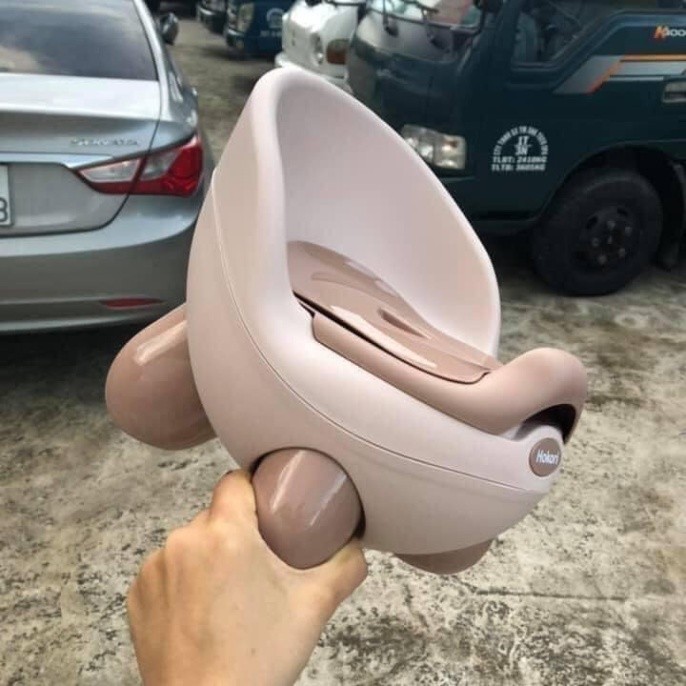 Bô cho bé đi vệ sinh hình thú đáng yêu AMIZIN Bô nhựa vệ sinh có nắp cho bé Babee
