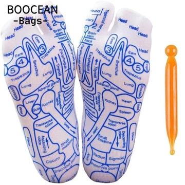 Tất bấm huyệt, Tất Massage chân giảm đau chân có thể tái sử dụng, Dụng cụ làm móng Massage Stick Giảm mỏi với dụng cụ Massage Tất điểm áp lực cho Spa chân