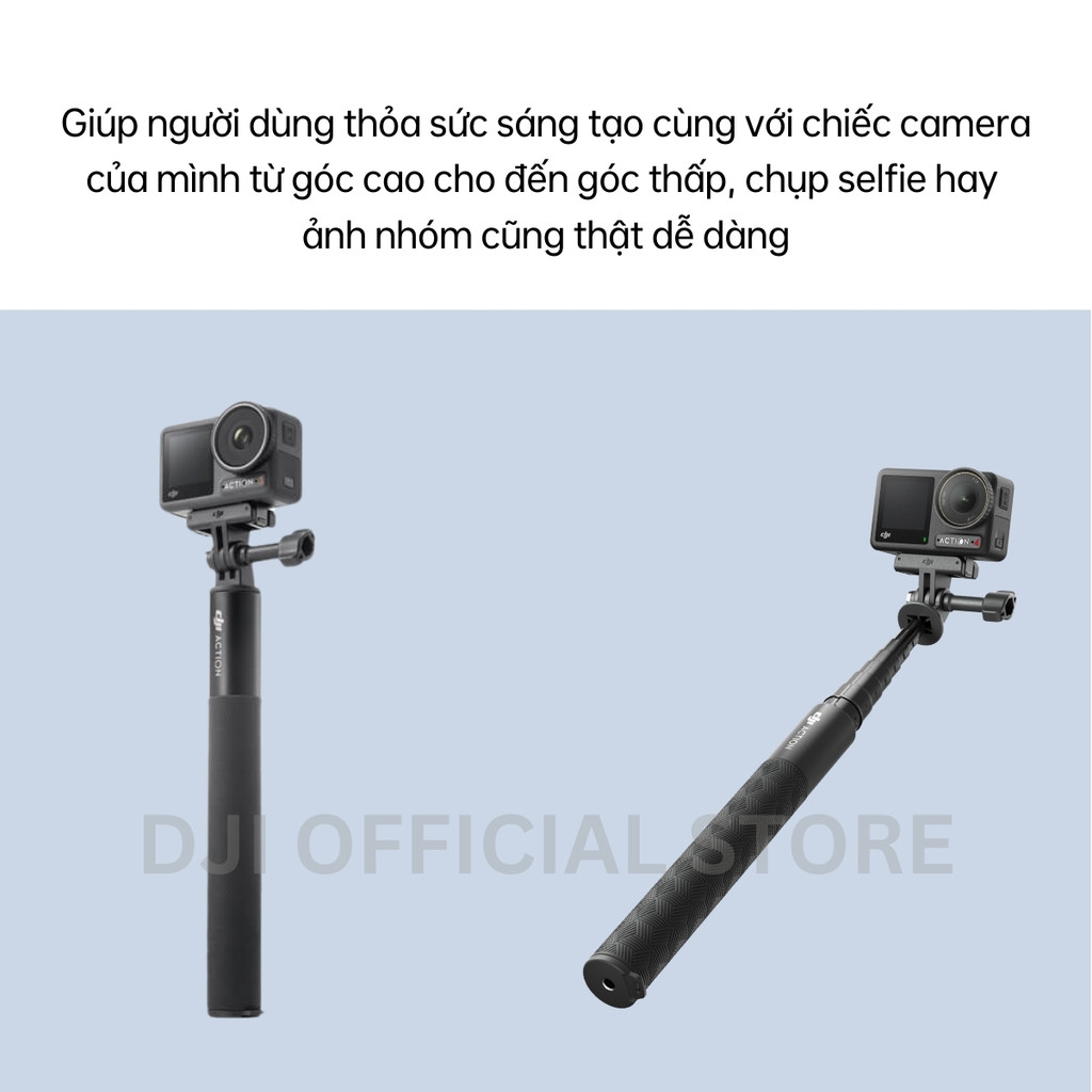 Ảnh Gậy chụp ảnh cầm tay nối dài 1.5m DJI dành cho Osmo Action camera hành động cao cấp chính hãng 4