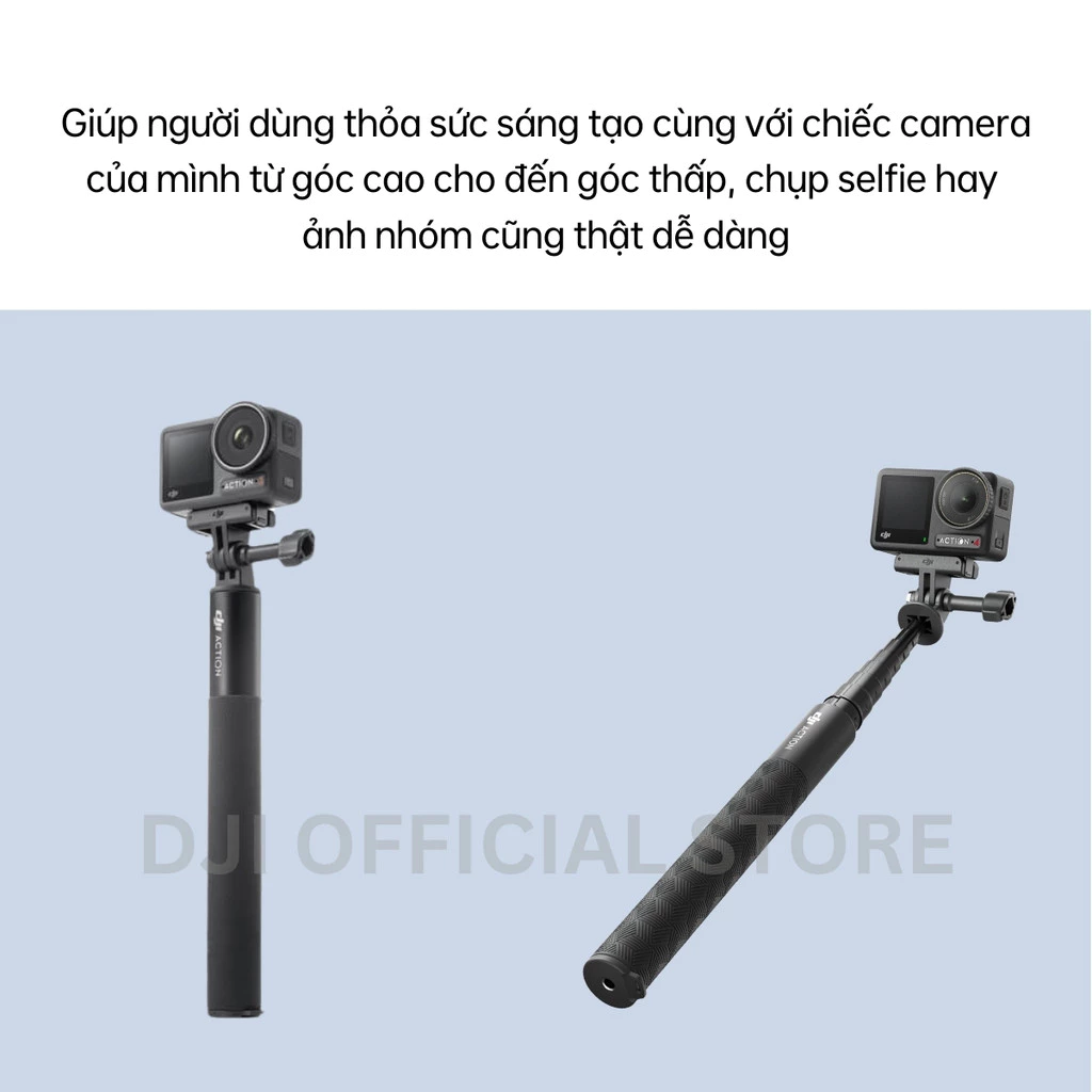 Gậy chụp ảnh cầm tay nối dài 1.5m DJI dành cho Osmo Action camera hành động cao cấp chính hãng