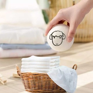 Reusable Wool Dryer Balls Softener Laundry Home Washing Fleece Dry Ball