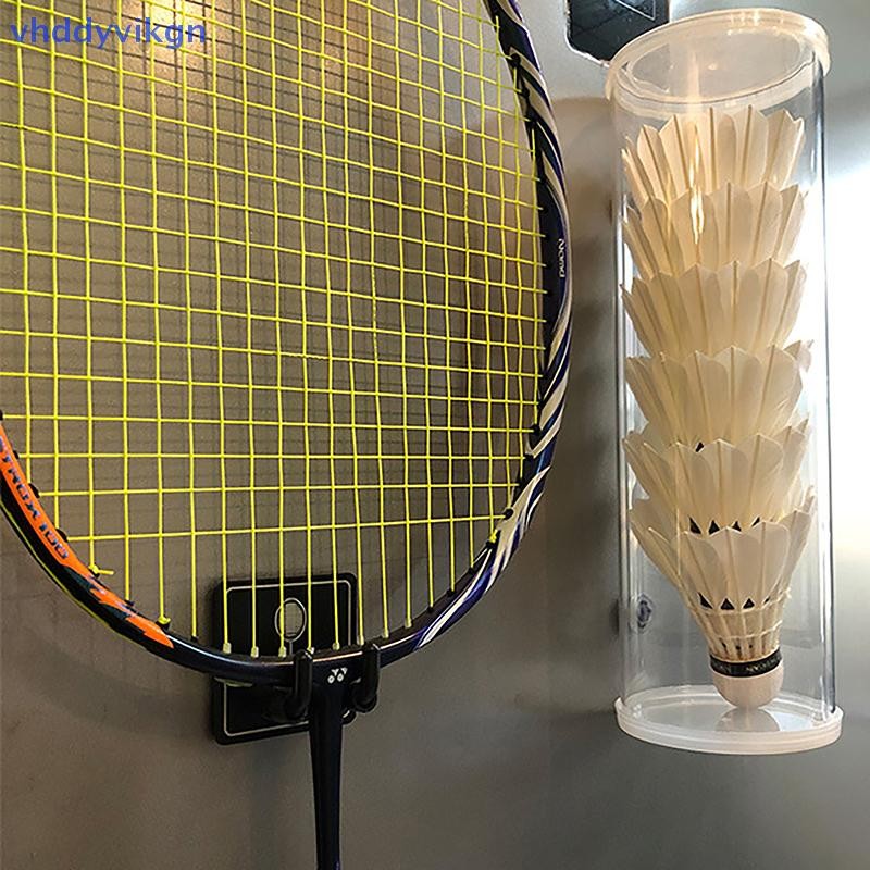 Vhdd Treo Tường Vợt Giá Đỡ Vợt Tennis Vợt Cầu Lông Giá Đỡ Thép Không Gỉ Móc Treo Tường Lưu Trữ VN