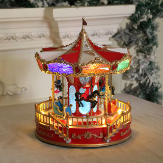 Trang trí nội thất Hộp nhạc Merry-go-go-round Quà tặng Giáng sinh Quà tặng Trang trí