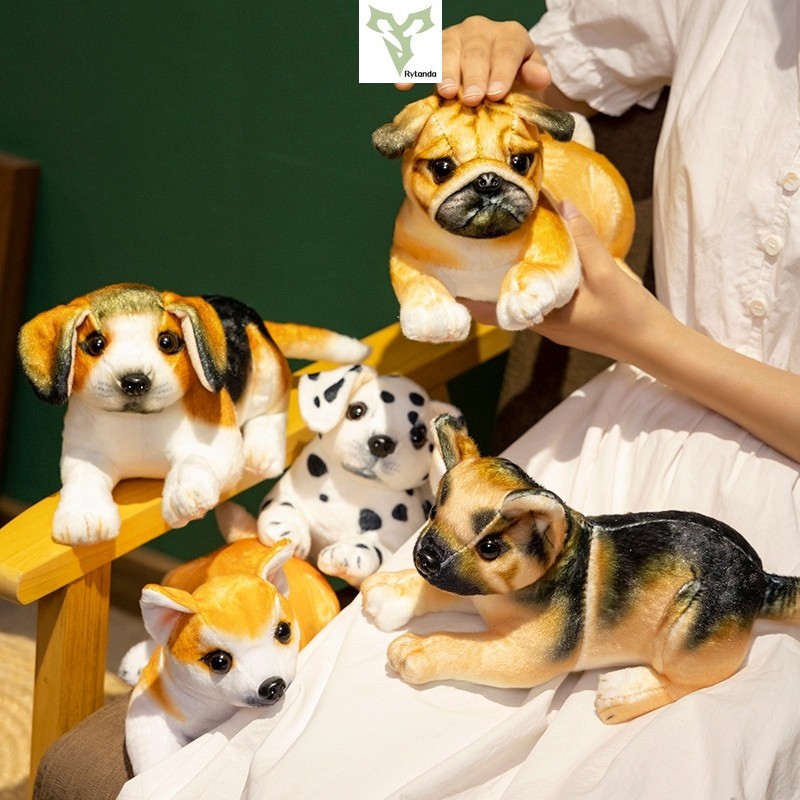 Đồ chơi nhồi bông cho chó thực tế Sáng tạo Kawaii Puppy Doll Dalmatian Beagle Đồ chơi nhồi bông mềm mại và thoải mái Trang trí nhà cửa Quà tặng đồng hành Đồ chơi trẻ em Quà tặng sinh nhật Quà tặng Giáng sinh