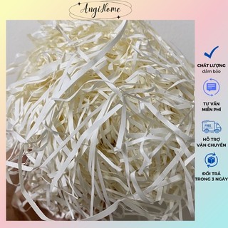 Giấy trang trí hộp quà, lót chống shock trong hộp quà tặng dạng sợi raffia nhiều màu,giấy rơm lót hộp quà 200gr ANGIHOME