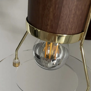 Đèn Tường Kéo Công Tắc Kính Chụp Đèn Bằng Gỗ Thân Đèn Led Sconce Thích Hợp Cho Phòng Khách Phòng Ngủ Nhà Hàng
