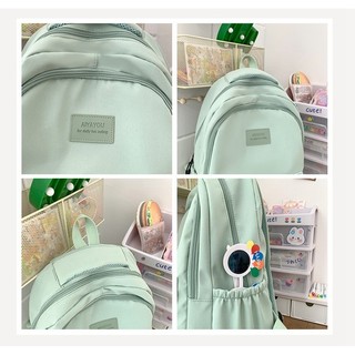 Mori Style Dung Tích Lớn Trường Trung Học Và Sinh Viên Đại Học Schoolbag Nữ Đơn Giản Phù Hợp Với Phong Cách Đại Học