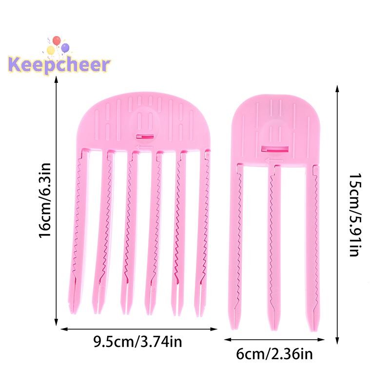 Keepcheer Kẹp Tóc Nữ Uốn Tóc Xoăn, Kẹp Cố Định, Tập Tóc, Tạo Kiểu Lông Tơ Thời Trang