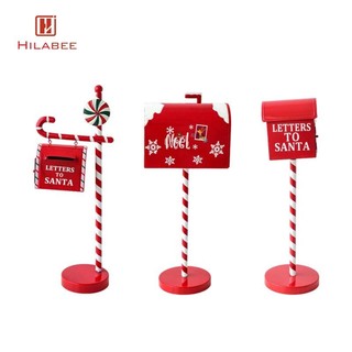 Hộp Thư Giáng Sinh Tượng Giáng Sinh Trang Trí Hộp Thư Thủ Công Sáng Tạo Kim Loại Hộp Thư Hình Cho Ngày Lễ Giáng Sinh
