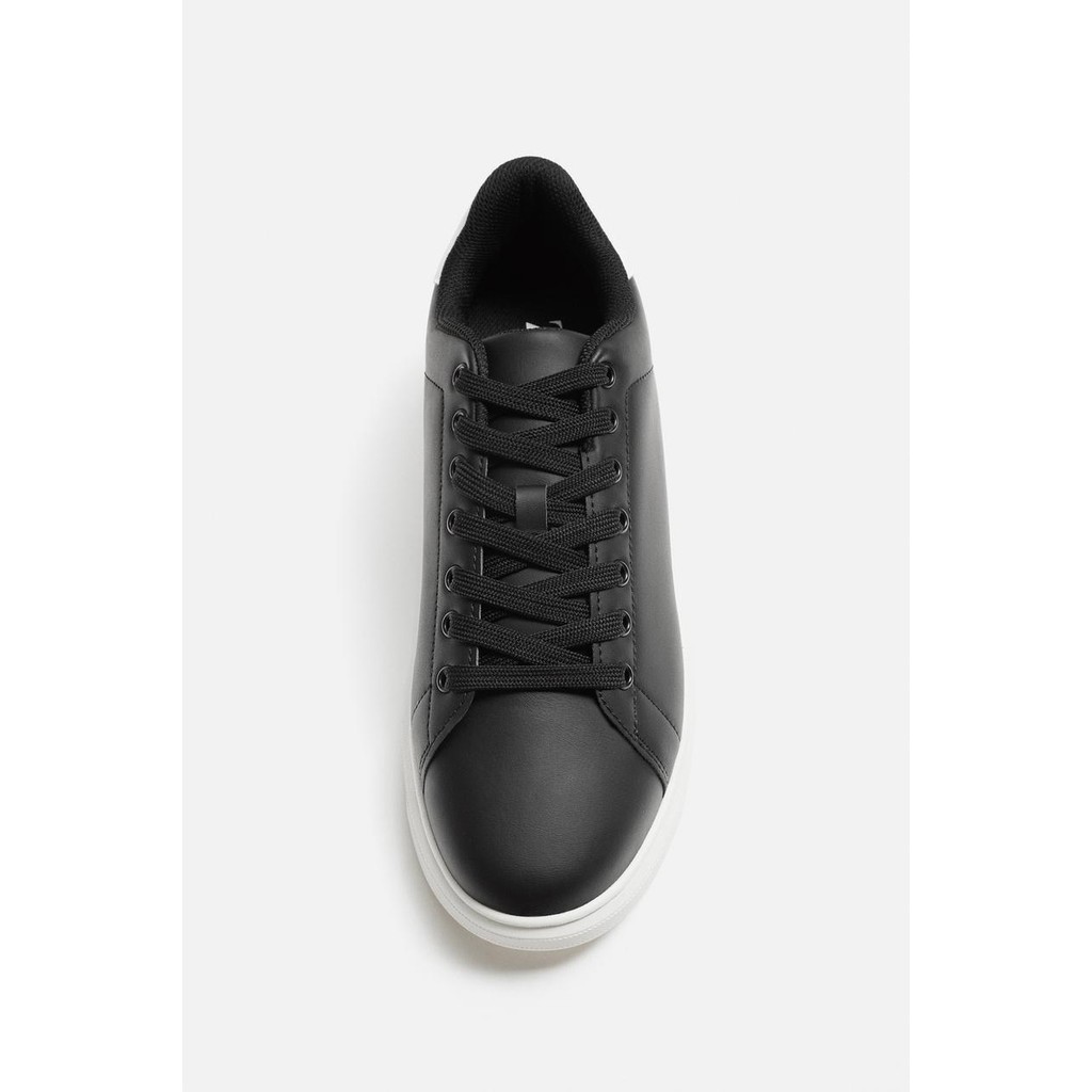 Giày unisex sneaker Zara chính hãng Black Platform - Dáng đế dày Đen