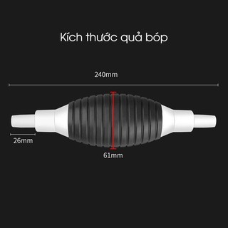 Dụng cụ bơm hút sang chiết chất lỏng bóp tay đa năng dễ dùng giúp rót nước nhanh gọn tiện lợi