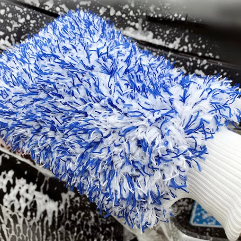 1/2PC Cao Cấp Bàn Chải Bánh Xe Microfiber Tay Cầm Mềm Chống Trơn Trượt Nói Dụng Cụ Làm Sạch