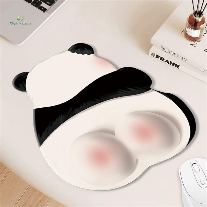 [Nhà Điện] Miếng Lót Chuột Gấu Trúc Mông Màu Hồng Dễ Thương mới Miếng Lót Chuột Cổ Tay Silicon Sáng Tạo Chuột Ngộ nghĩnh Tay Còn Lại Máy Tính Văn Phòng Miếng Lót Chuột Chống Trượt mới