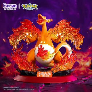 Hàng sẵn có Chủ nghĩa chơi chính hãng Pokémon Giant Charizard Charizard Eevee Siêu đồ trang trí Sáng tức thì