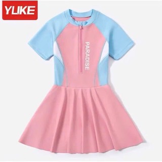 33-45kg Bơi liền dáng váy size đại cho bé gái