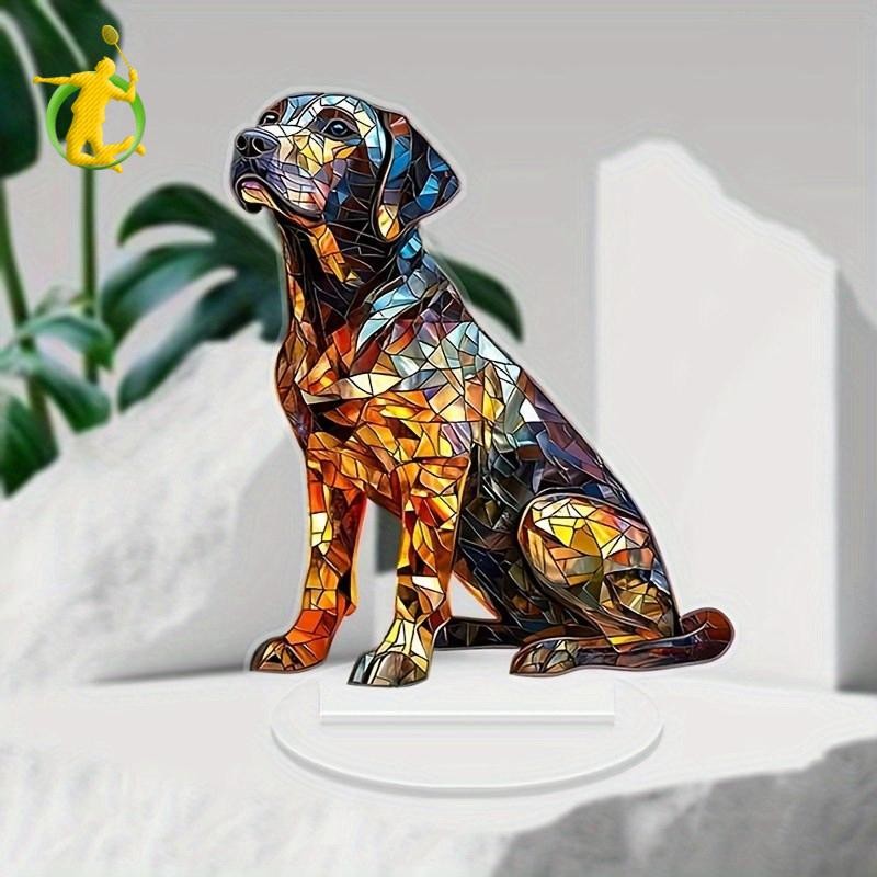 Nhà Bếp Tinh Tế Acrylic Labrador Chó Trang Trí Độc Đáo DIY Trang Trí Để Bàn Trung Tâm Động Vật Trang Trí Cho Ngày Lễ Kệ Trưng Bày Góc Nhà