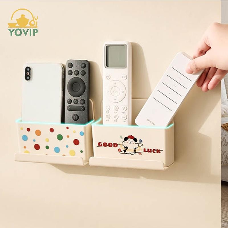 YOVIP Dopamine Treo Tường Điều Khiển Từ Xa Hộp Bảo Quản Điều Hòa Tivi Điều Khiển Từ Xa Đấm Miễn Phí Tổ Chức Điện Thoại Di Động Cắm Giá Đỡ VN