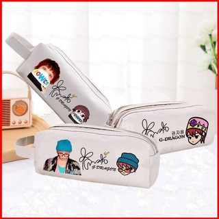 GC9 BIGBANG GD G-DRAGON POWER Pencil Case Pen Storage Bag Dung Tích Lớn Sinh Viên Vải Văn Phòng Phẩm Túi CG9
