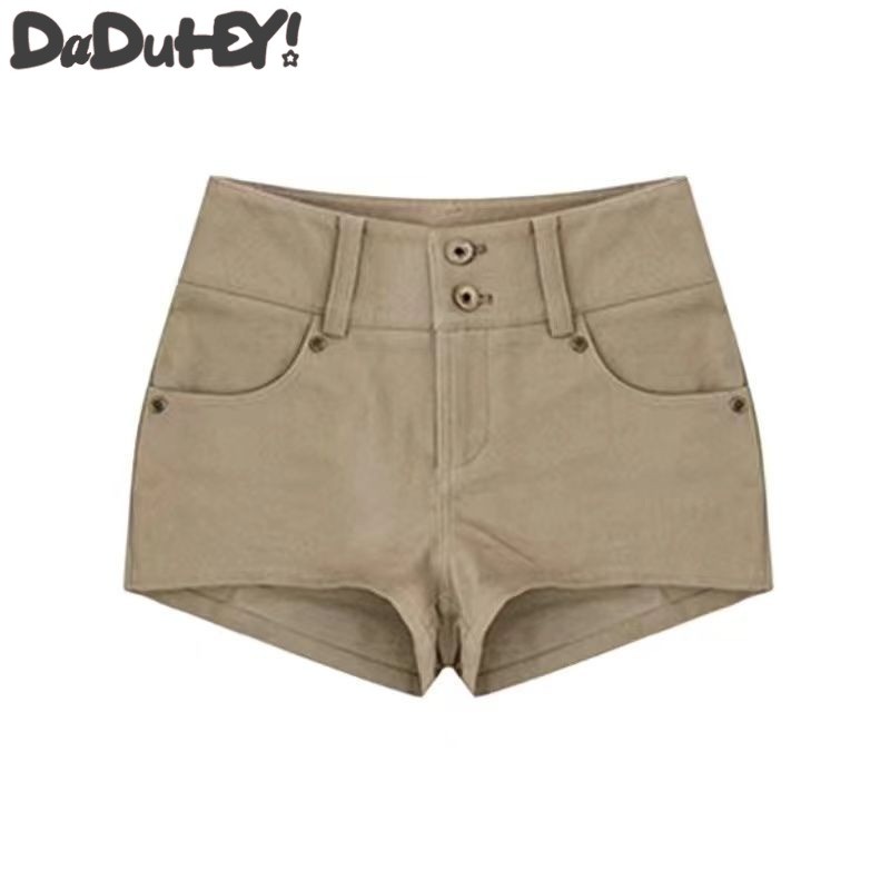 DaDuHEY! Quần Short Jeans Siêu Ôm Eo Thấp Thiết Kế Retro Tôn Dáng Phong Cách Sành Điệu Hot Trend Phong Cách Hàn Quốc | BigBuy360 - bigbuy360.vn